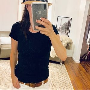 Ralph Lauren Black Label Black Floral Shirt Small